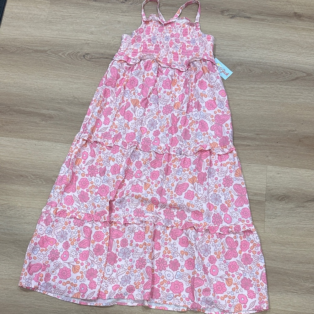 Cat & Jack Blush Pink Floral Dress